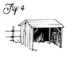 Figure 4: A simple shed provides adequate shelter.